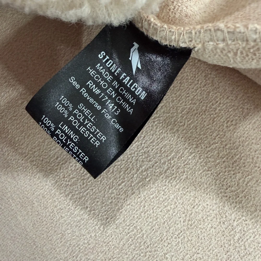 Men's Cream and Black Jacket